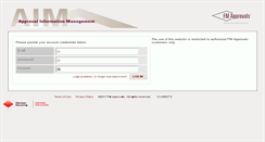 Desktop Screenshot of aimcust.fmglobal.com
