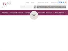 Tablet Screenshot of fmglobal.com